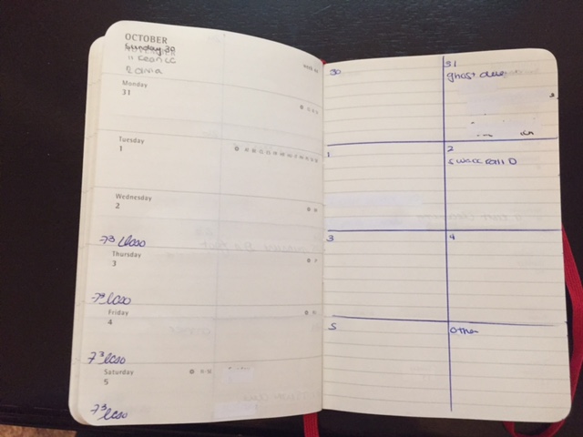 TO DO LIST by date of week