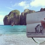 Sketch at Phi Phi island