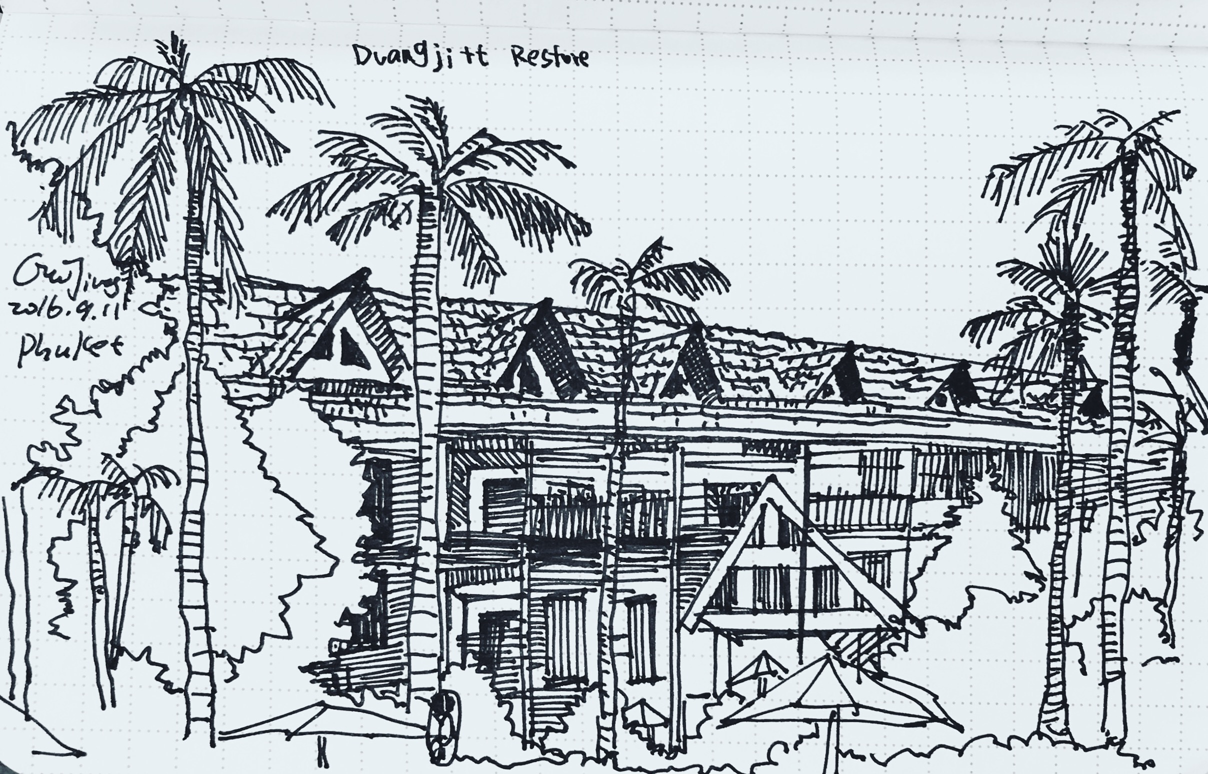 Sketch at Paton Phuket