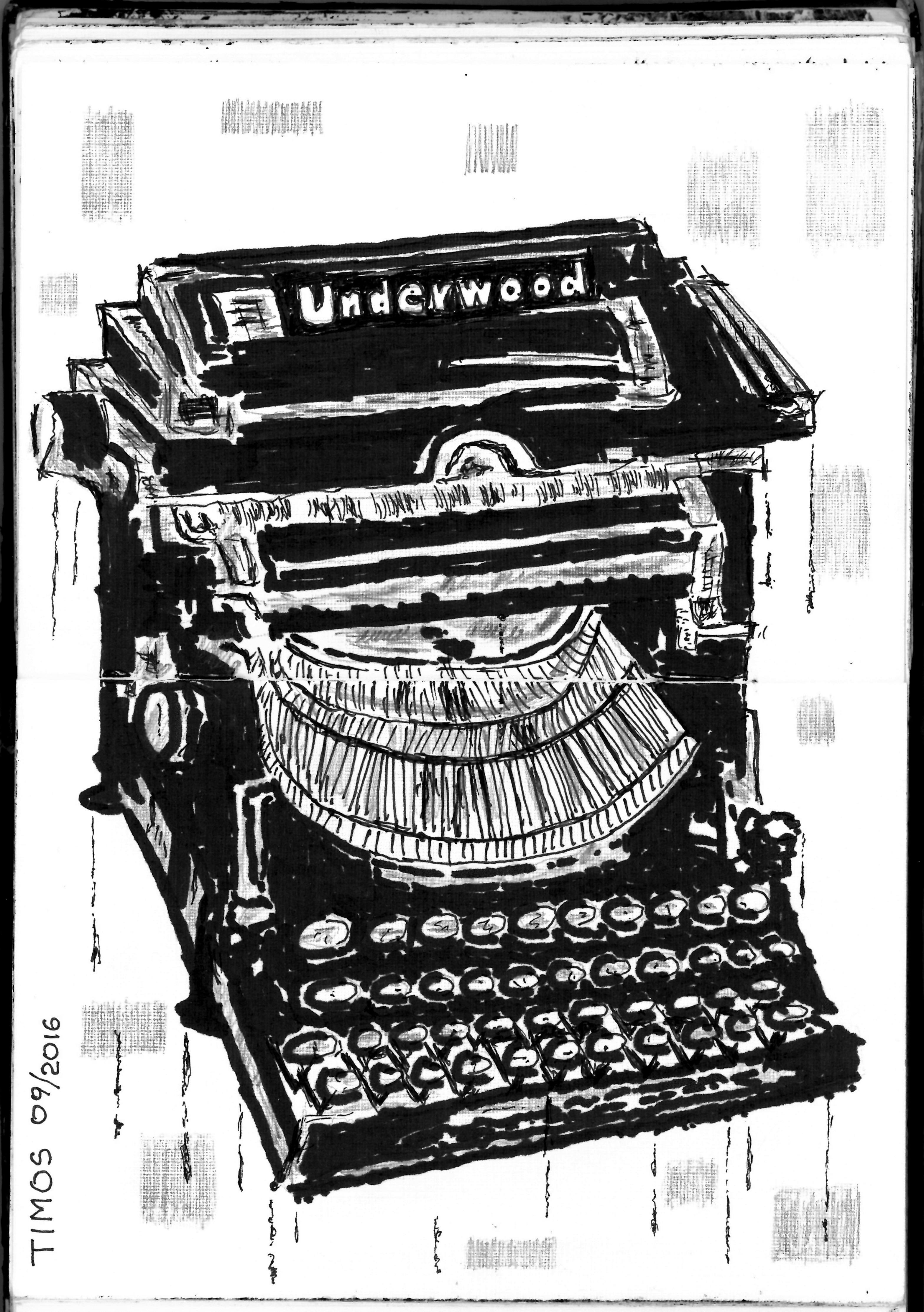 Underwood typewriter