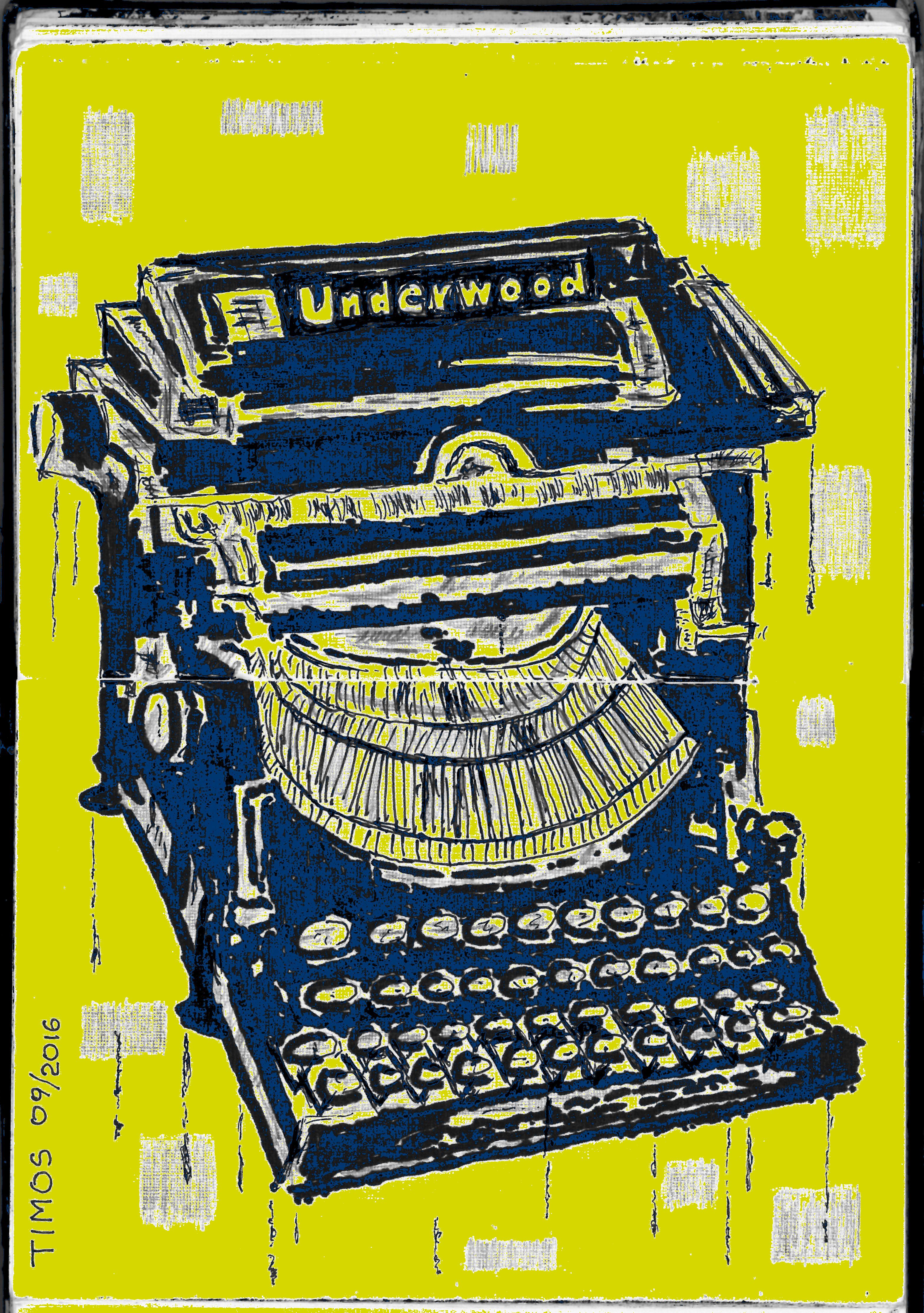 Underwood typewriter