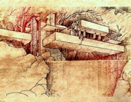 Fallingwater, by Frank Lloyd Wright