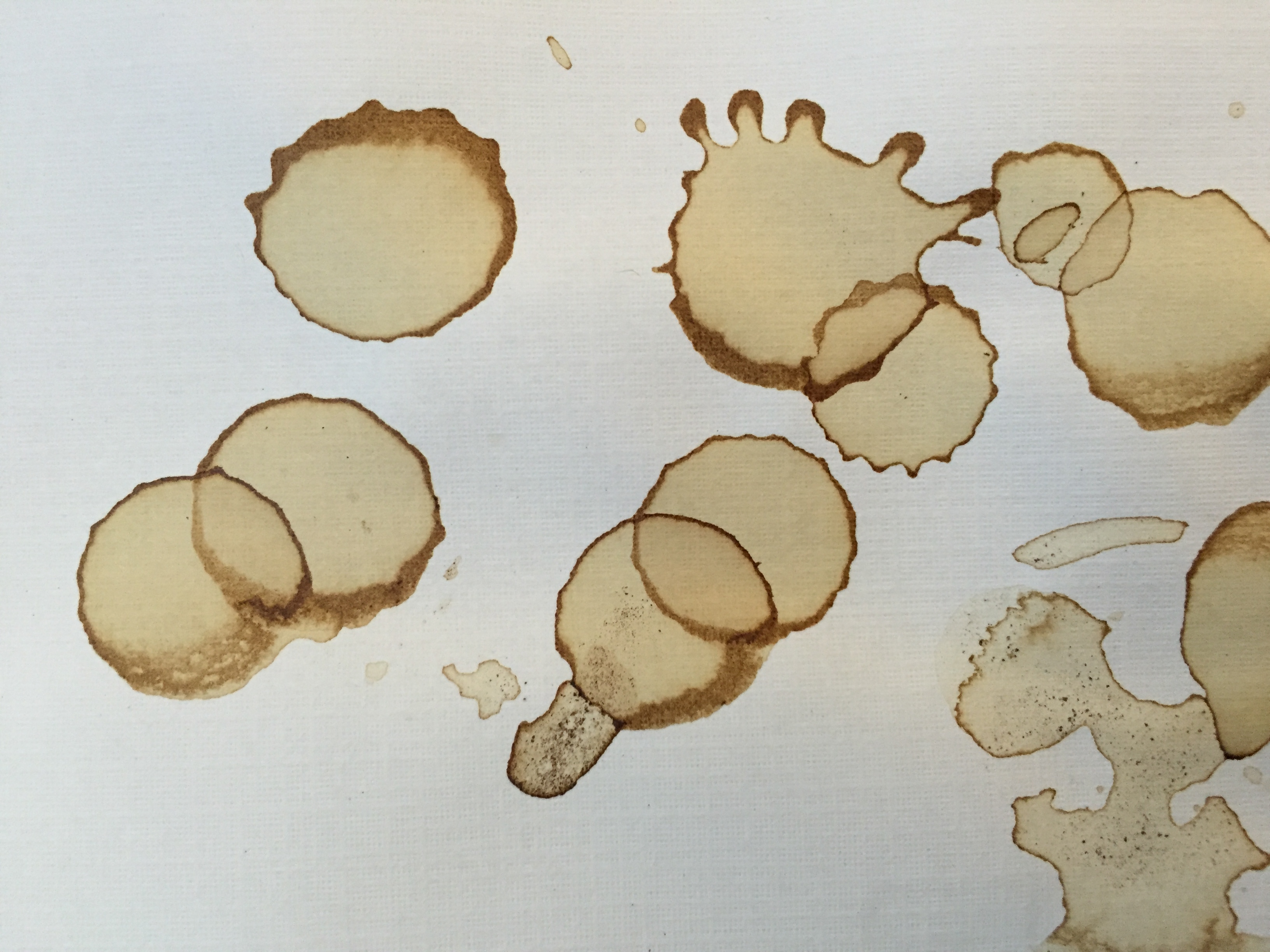 coffee stains