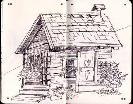 Old cabin in Toblach