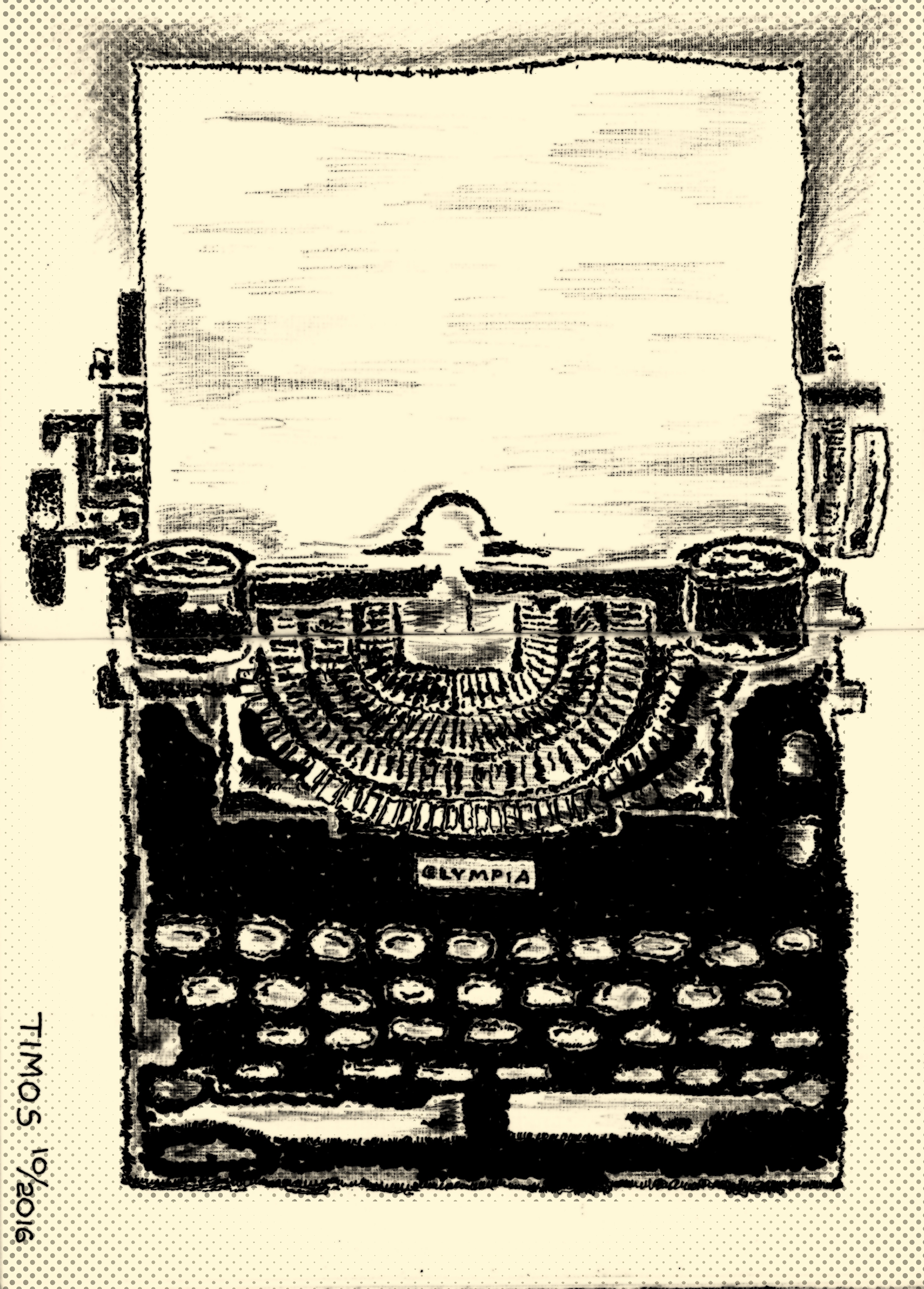 old typewriter