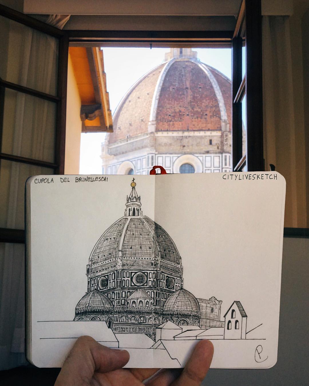 Cupola del Brunelleschi Live Sketch