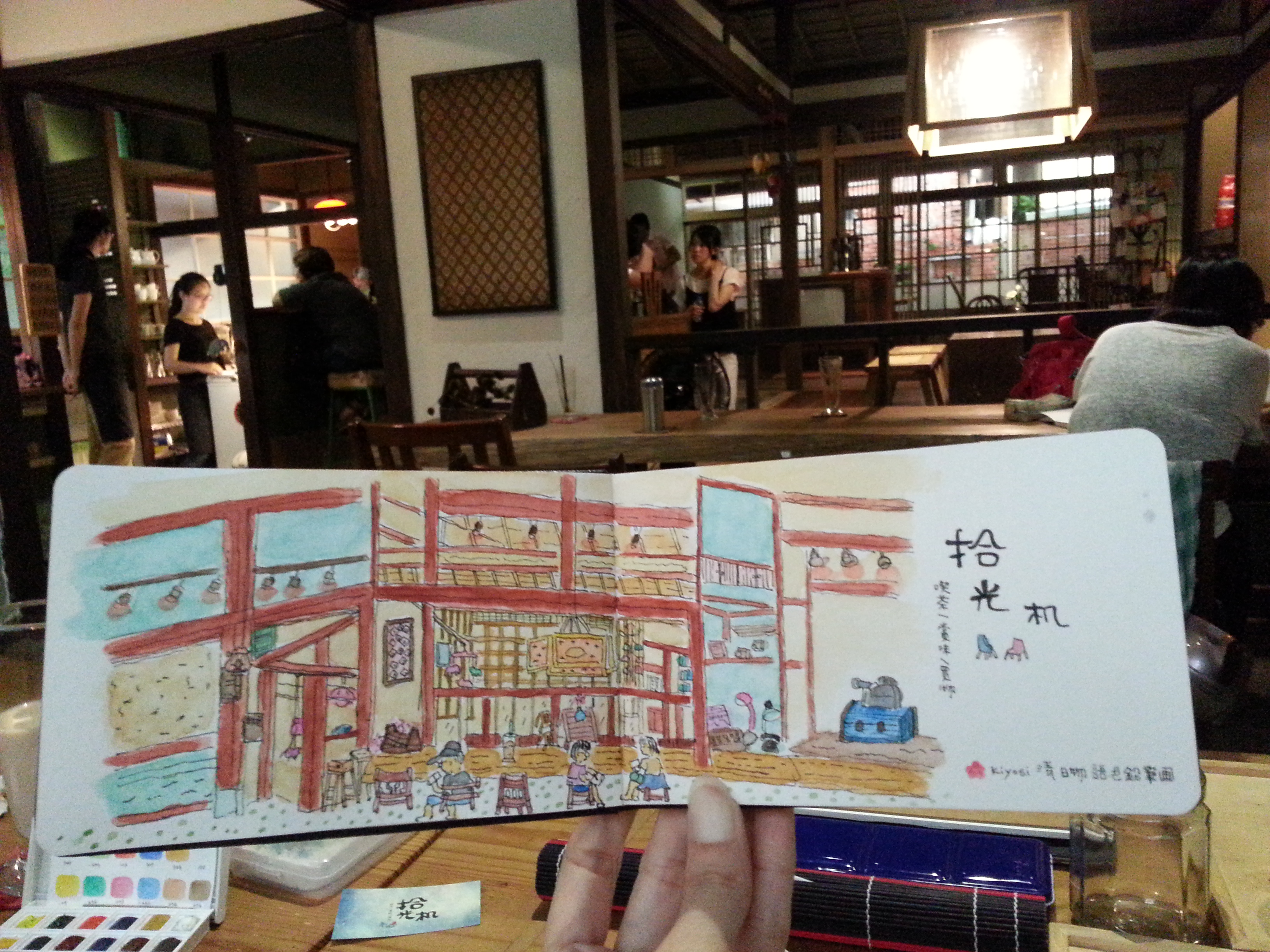 Café Sketch~ Timeless, Taichung, Taiwan 拾光机