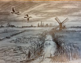 Netherlands Tonal Sketch