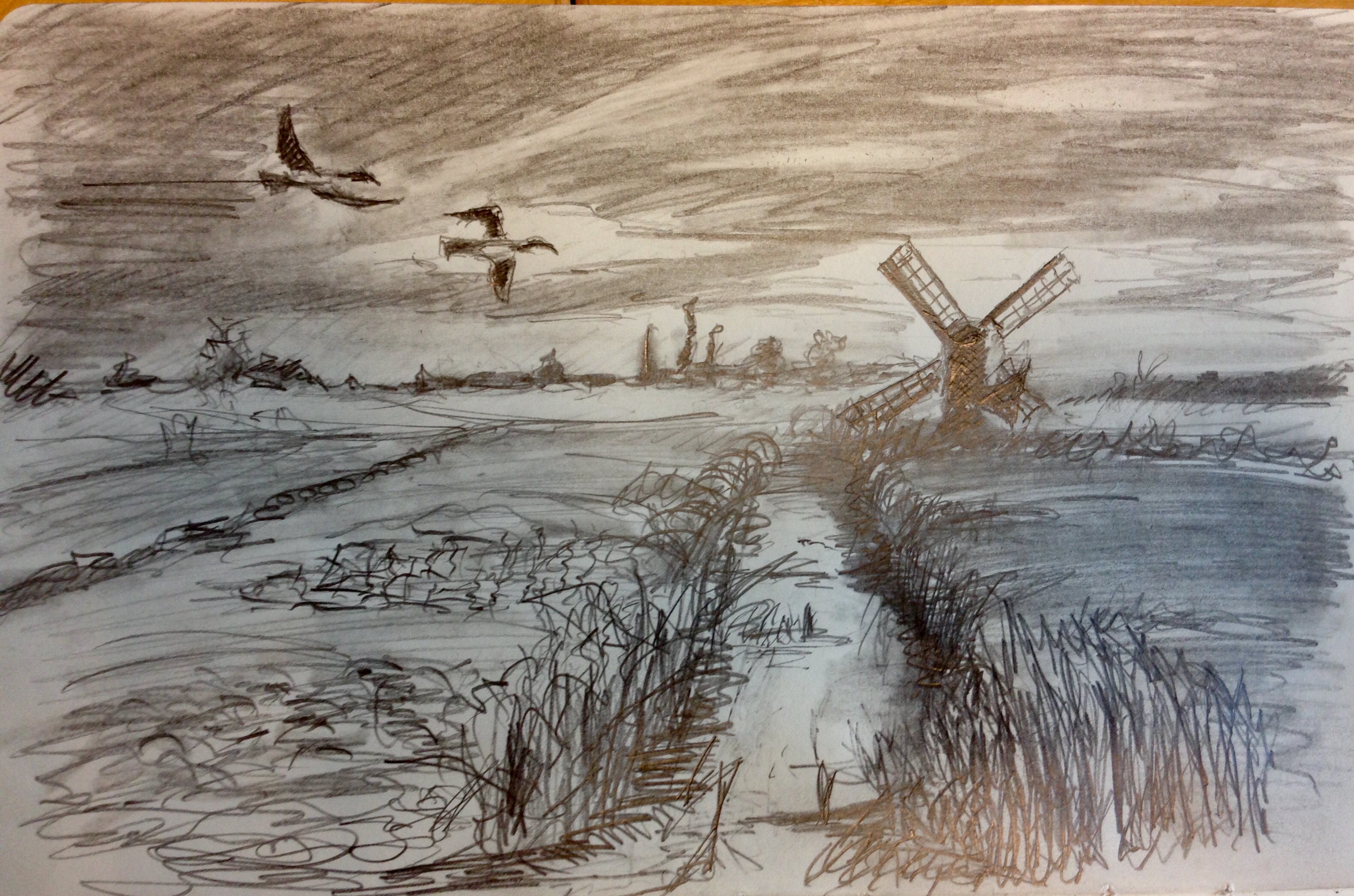 Netherlands Tonal Sketch