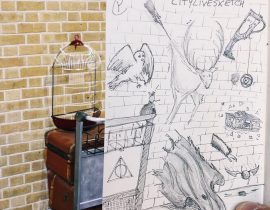 Magic world in London, Platform 9 3/4