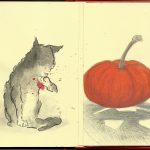 #M_Halloween16 Cat, Pumpkin