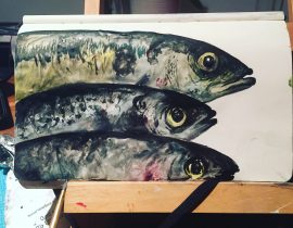 Fish in watercolour