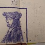 Rembrandt Etching-Skb Pen