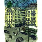 Urban Sketch – Albertinaplatz Vienna