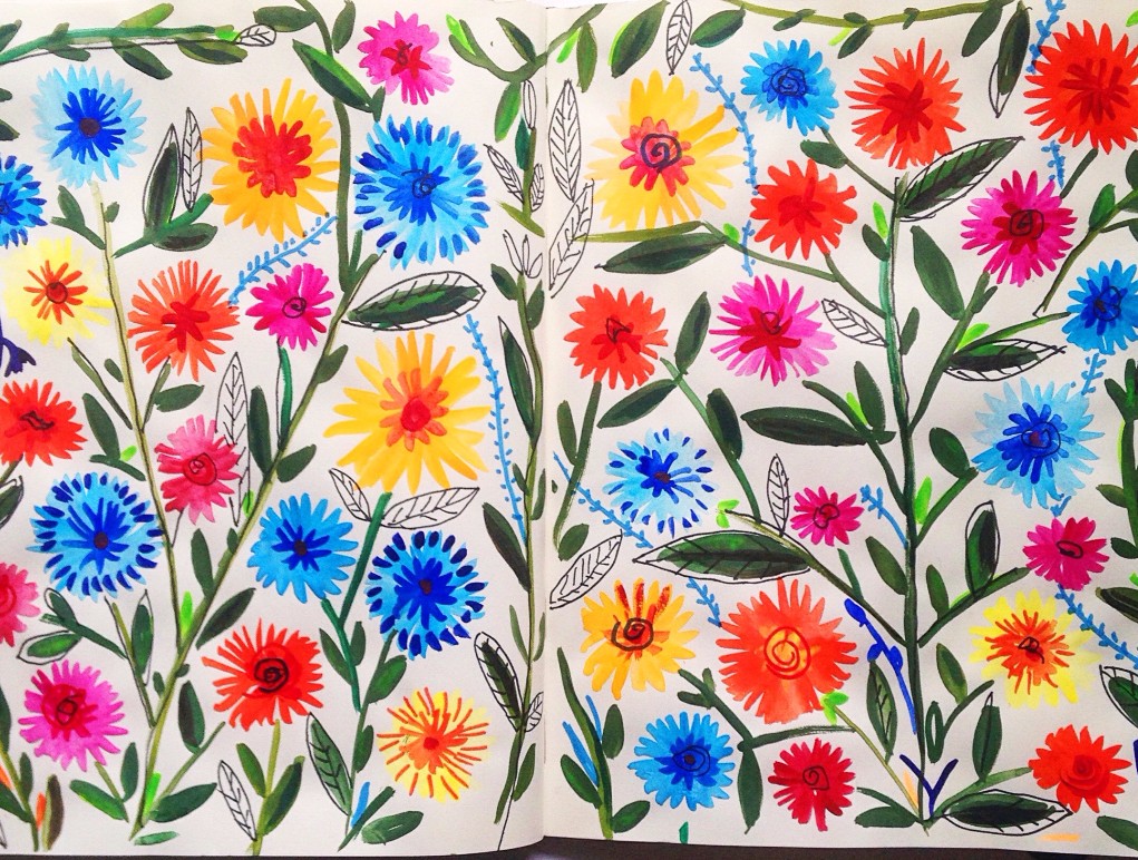 Flower doodles