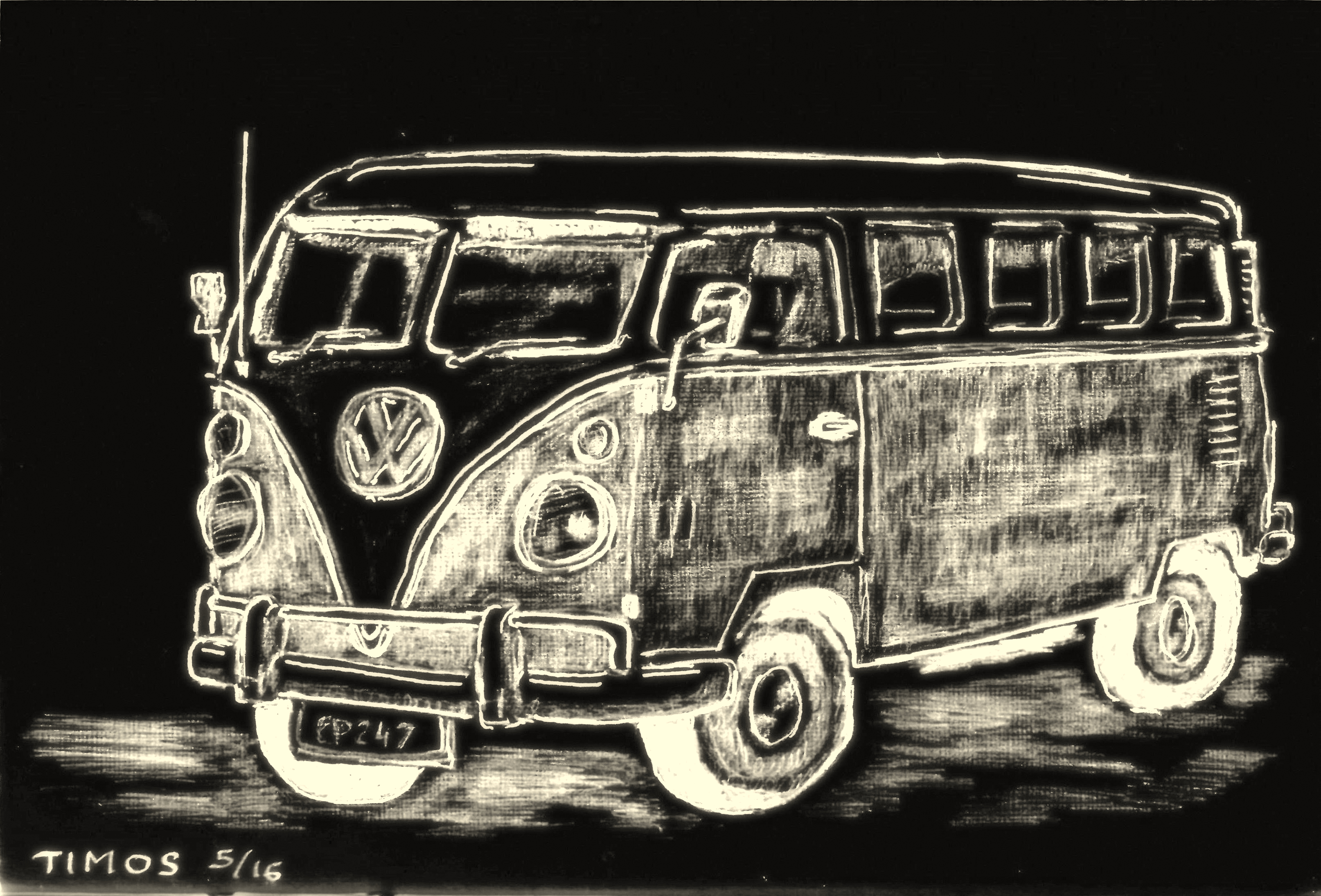 old VW van