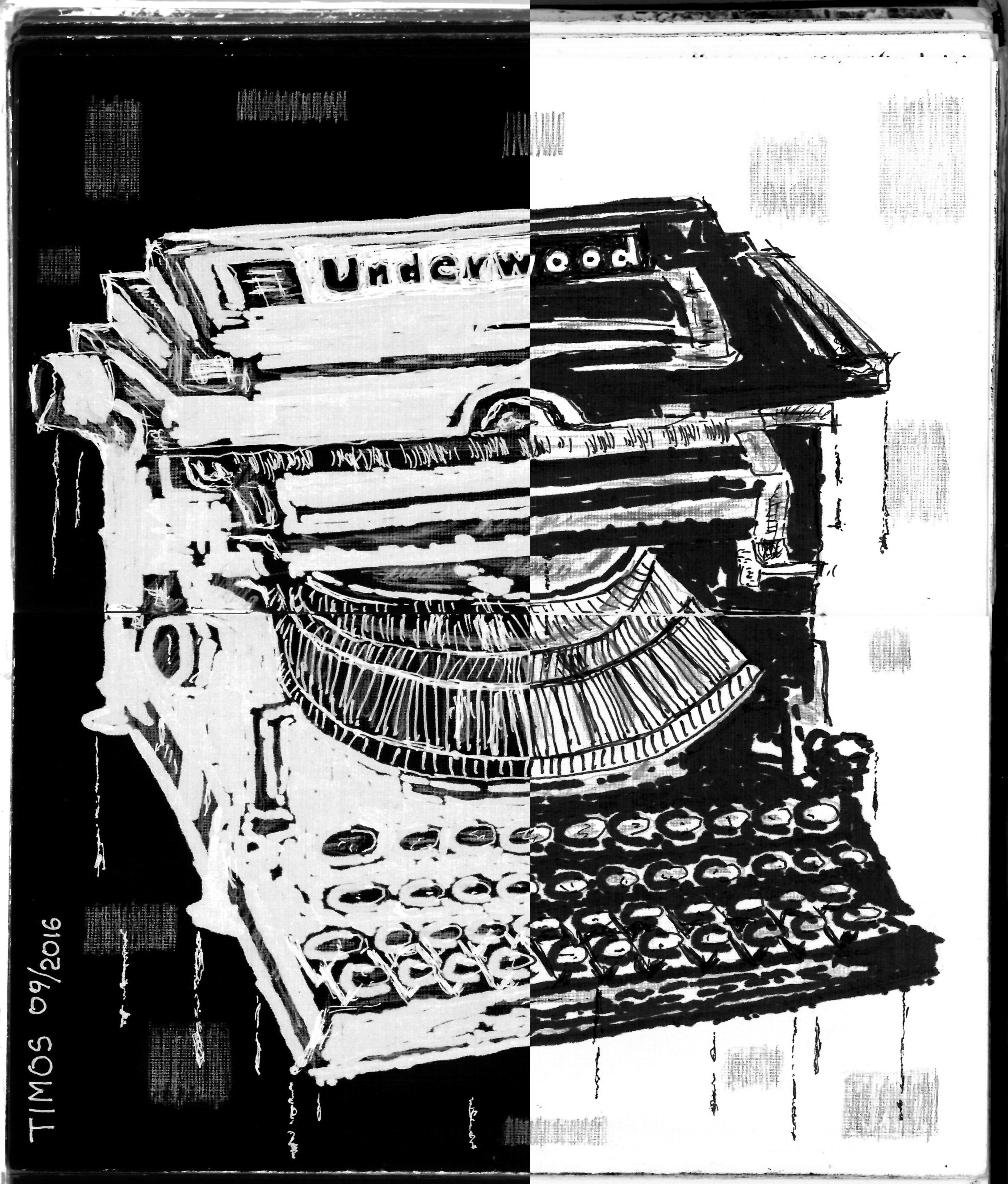 old typewriter