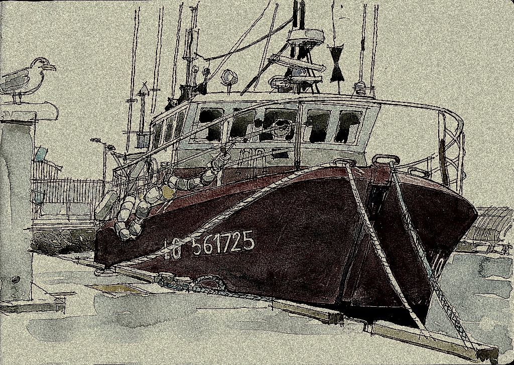 boat at harbor