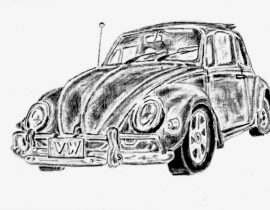 old VW Beetle