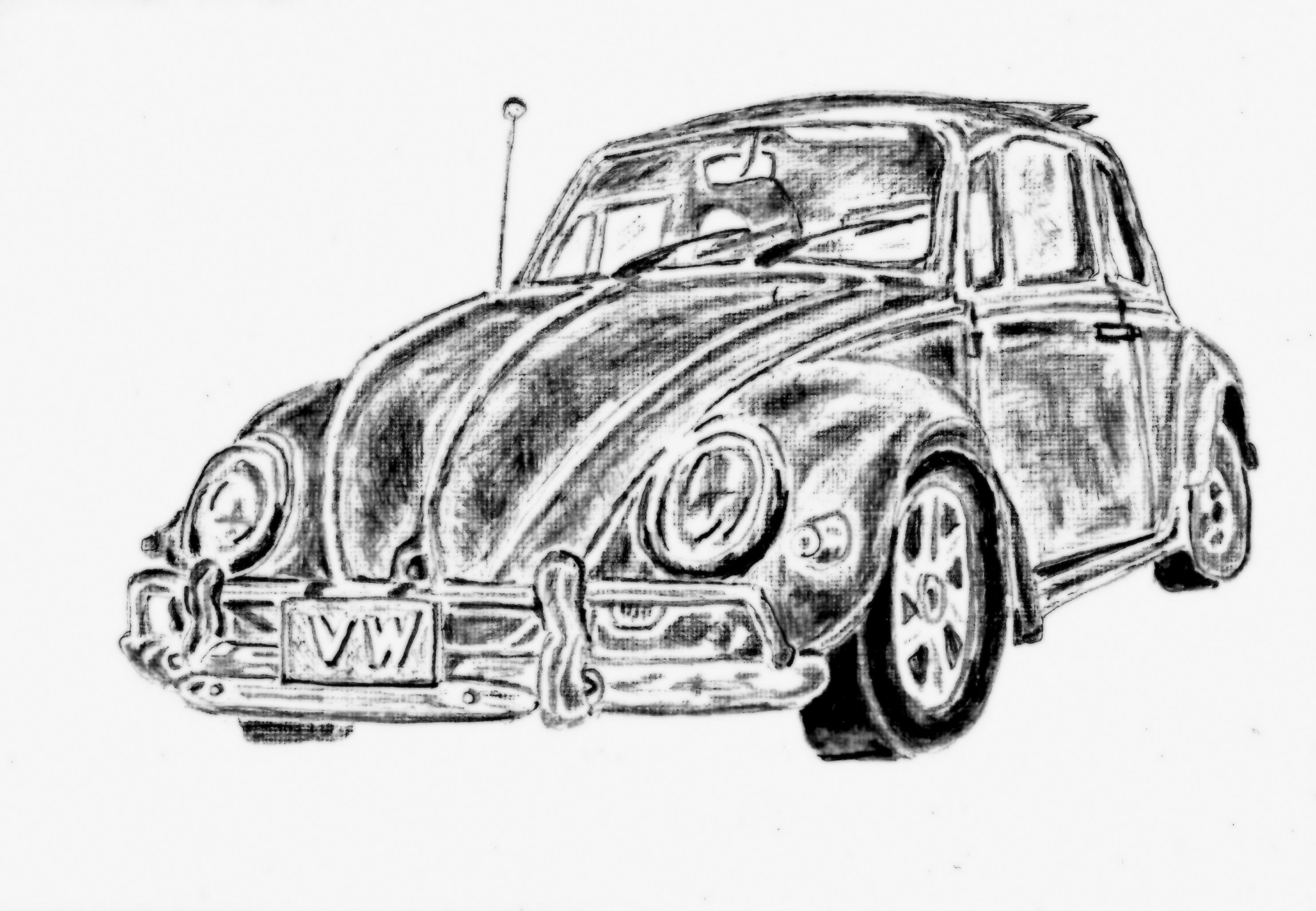 old VW Beetle