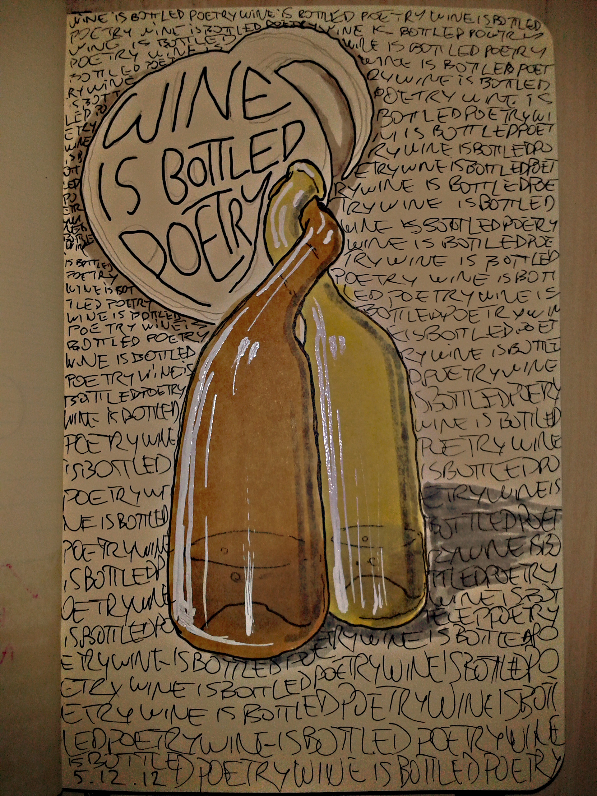 bottled poetry