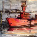 The Lightship LV21 moored at Gravesend