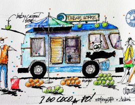 Food Truck, DreamWorks Plaza, Motiongate Theme Park, Dubai