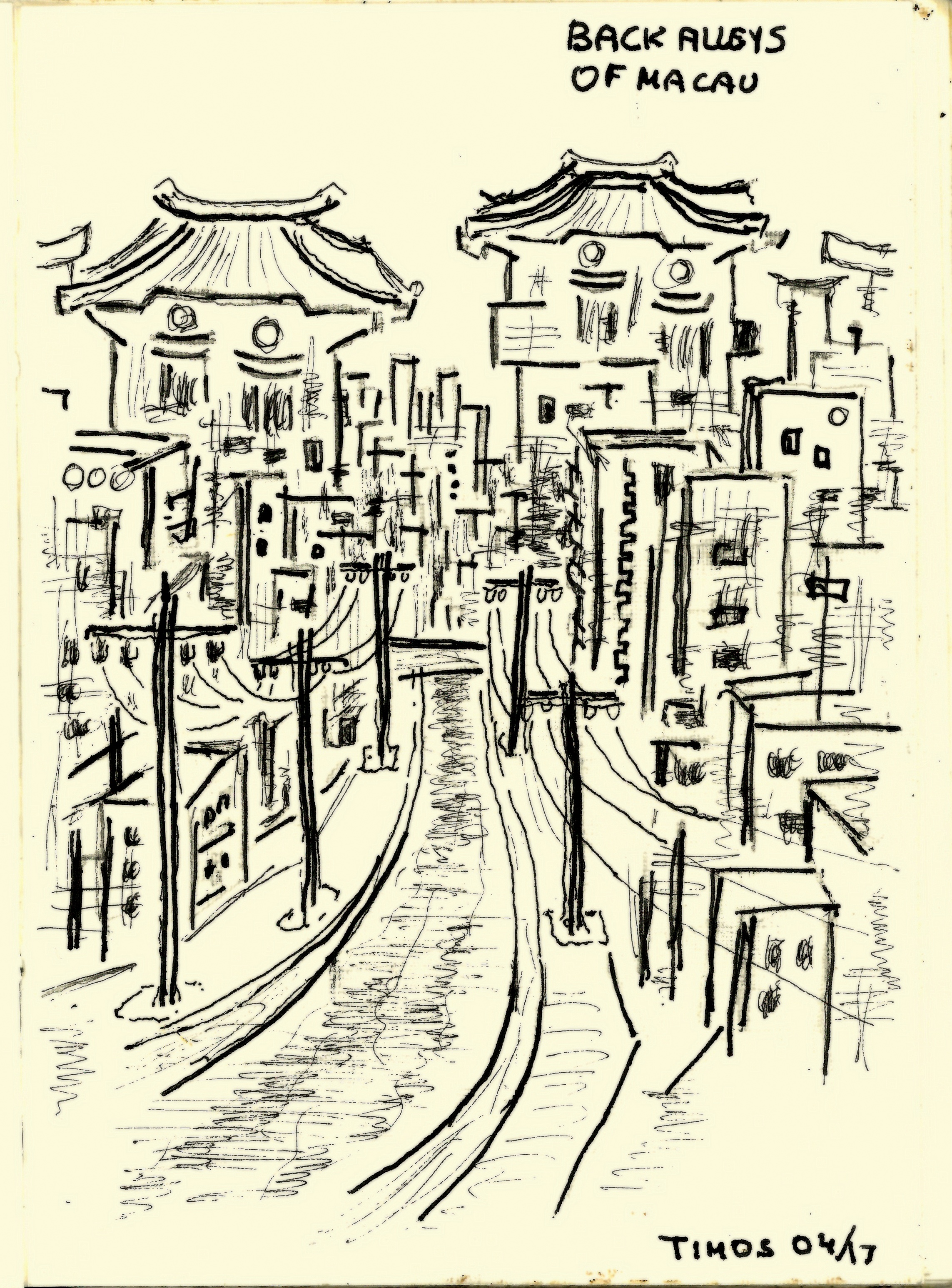 Macau back alleys