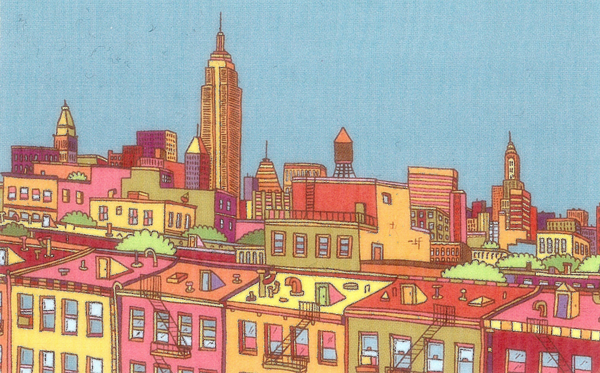 City in Illustrator