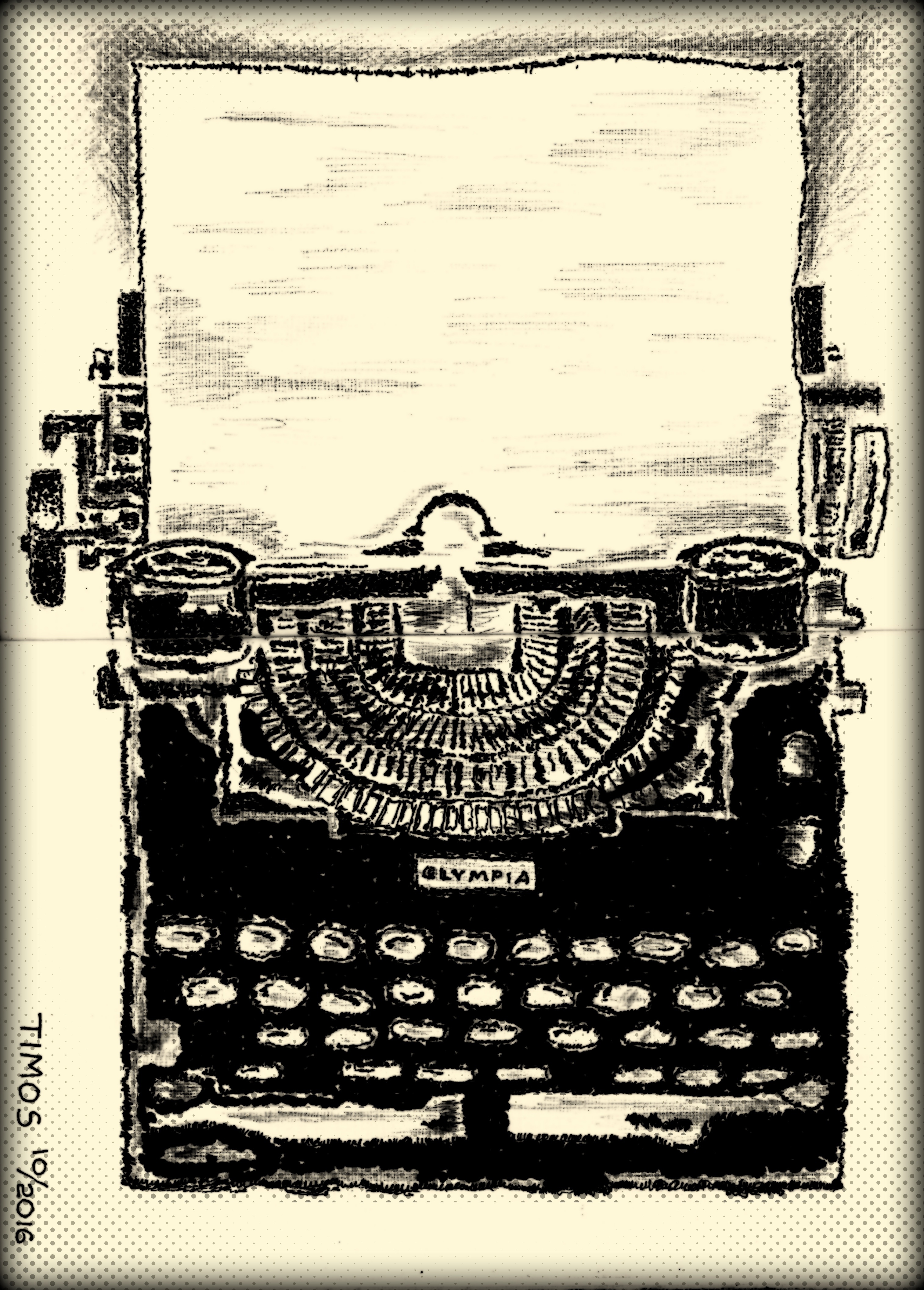 old typewriter