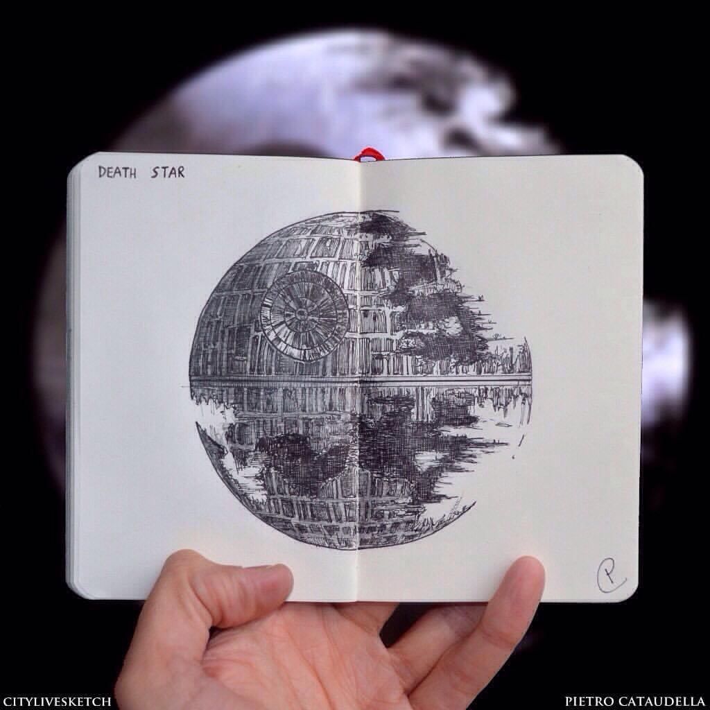 Death Star Live Sketch