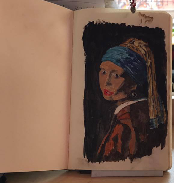 The girl with the pearl earring