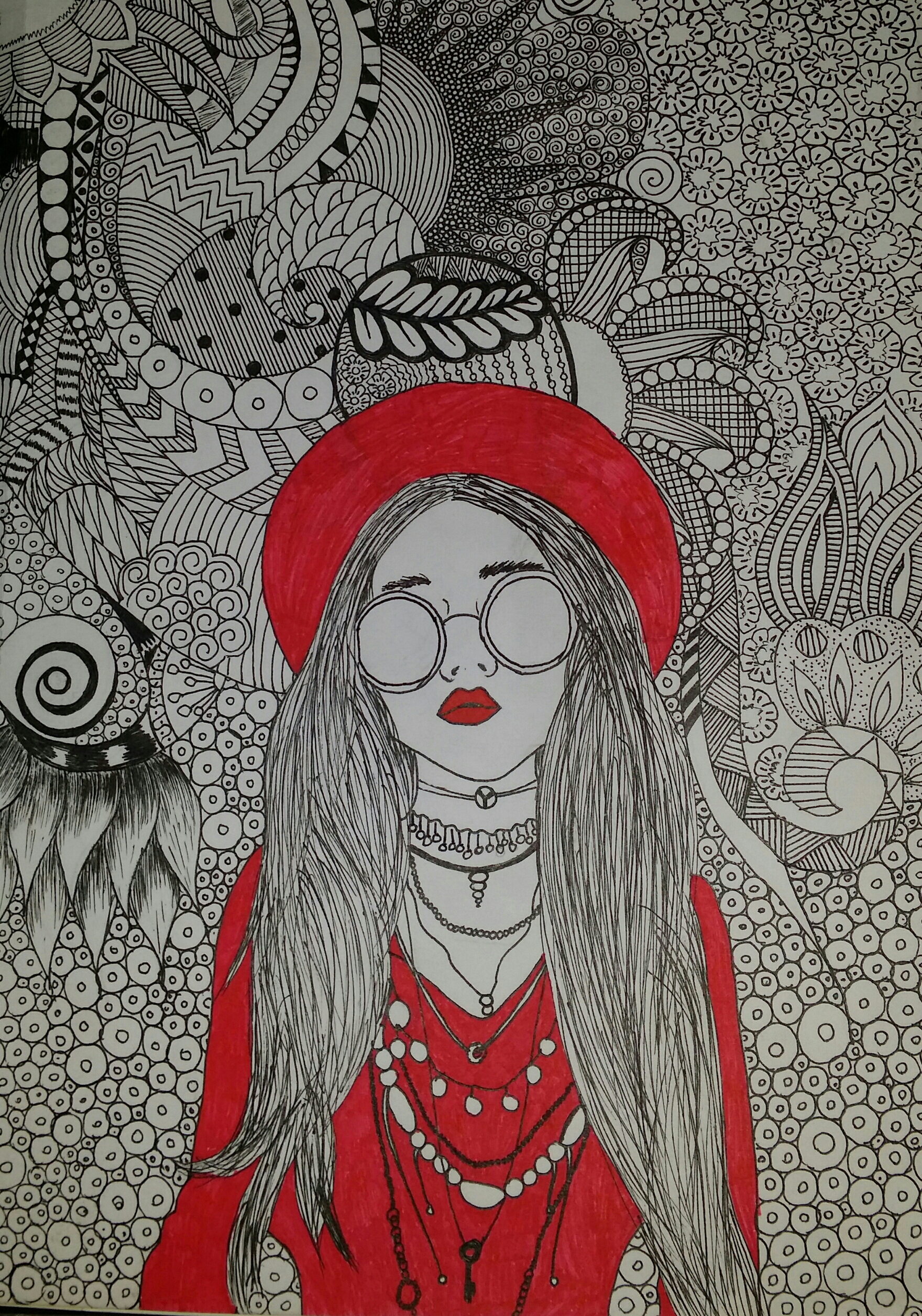 #drawinggirls #doodleart #marysaidh