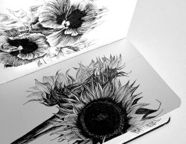 Sunflowers – Moleskine 02