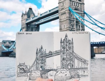 Tower Bridge Live Sketch