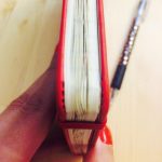 2017 Red Moleskine Halfway Through