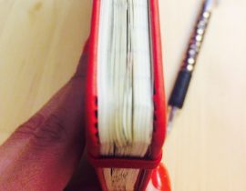 2017 Red Moleskine Halfway Through