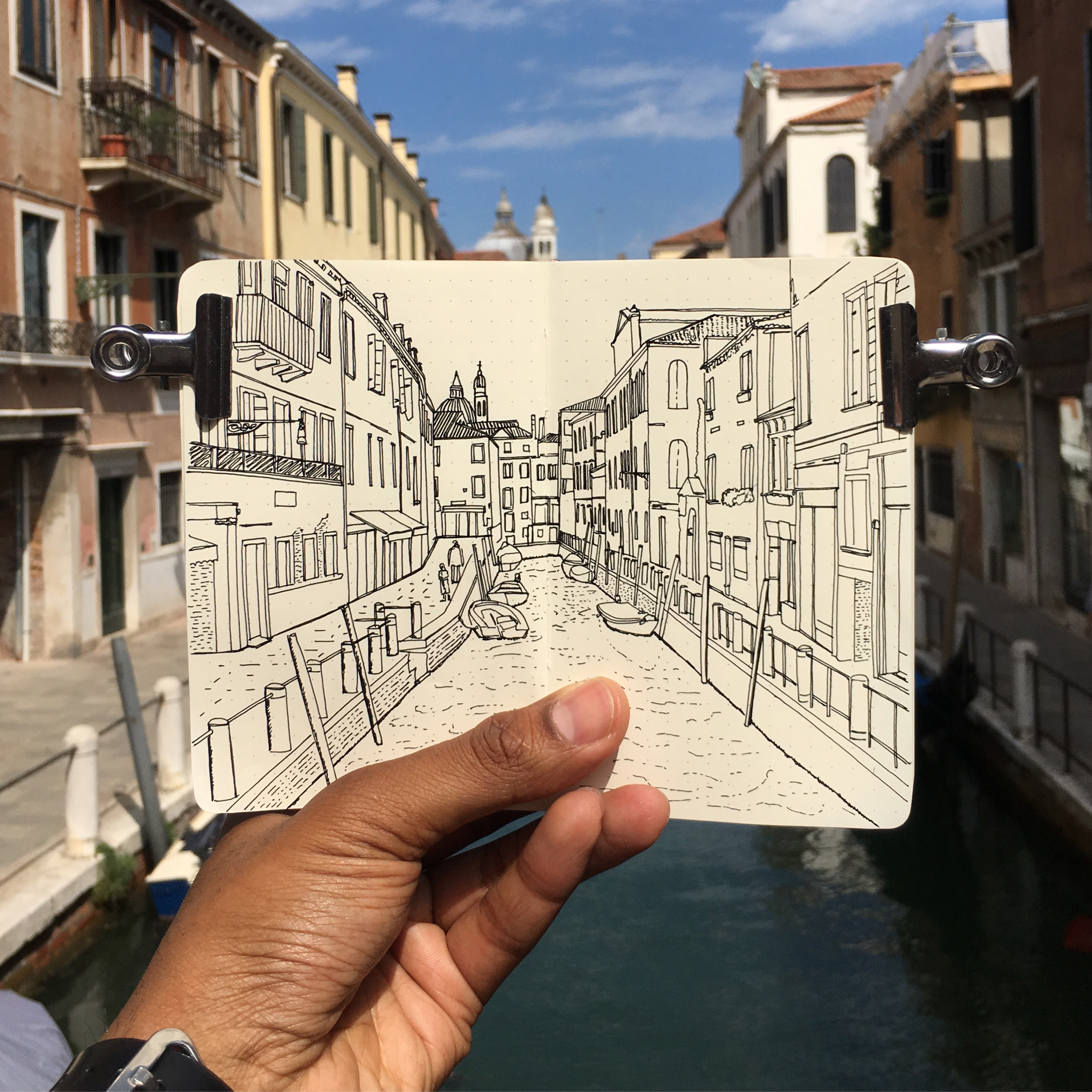 Moleskine Sketchbook Drawing of Venice, Italy myMoleskine Community