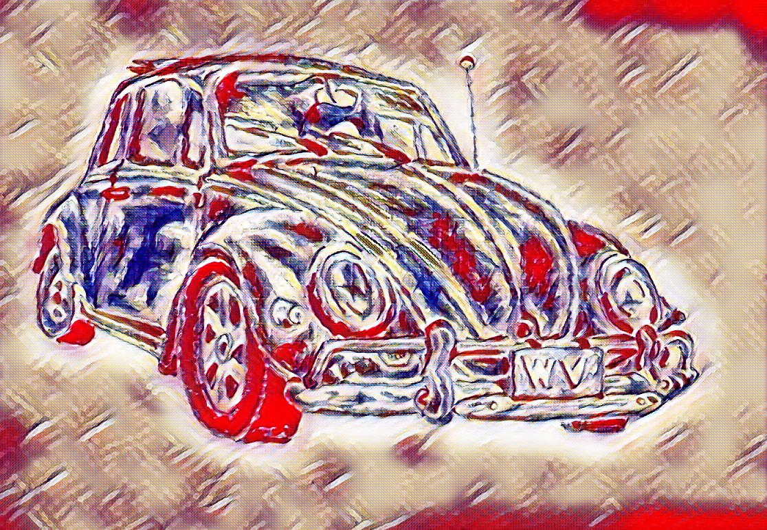 old VW beetle