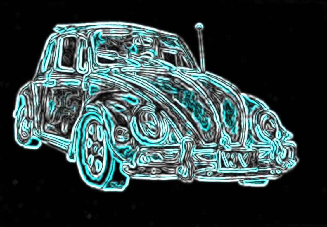 old VW beetle