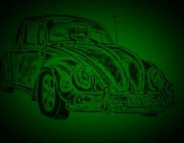 old VW beetle