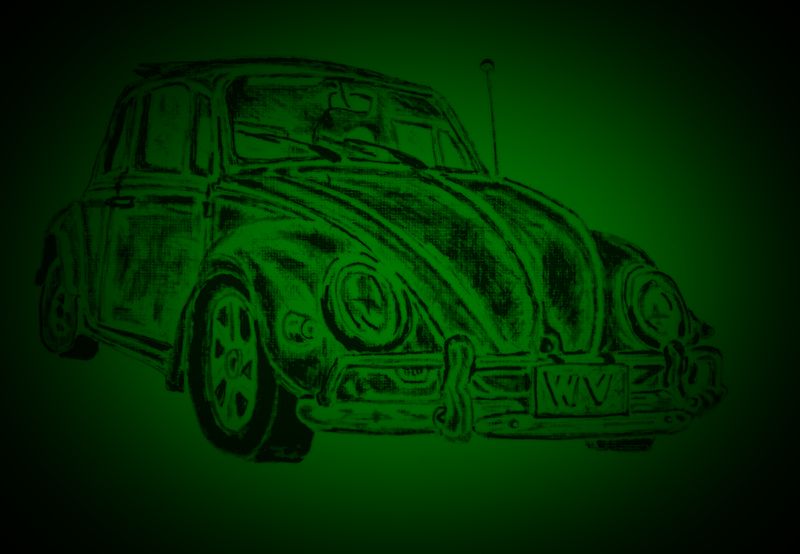 old VW beetle