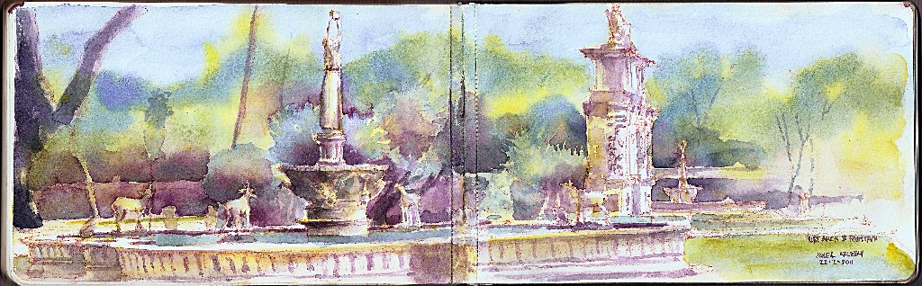 The University of Santo Tomas Fountains and Arch of the Centuries