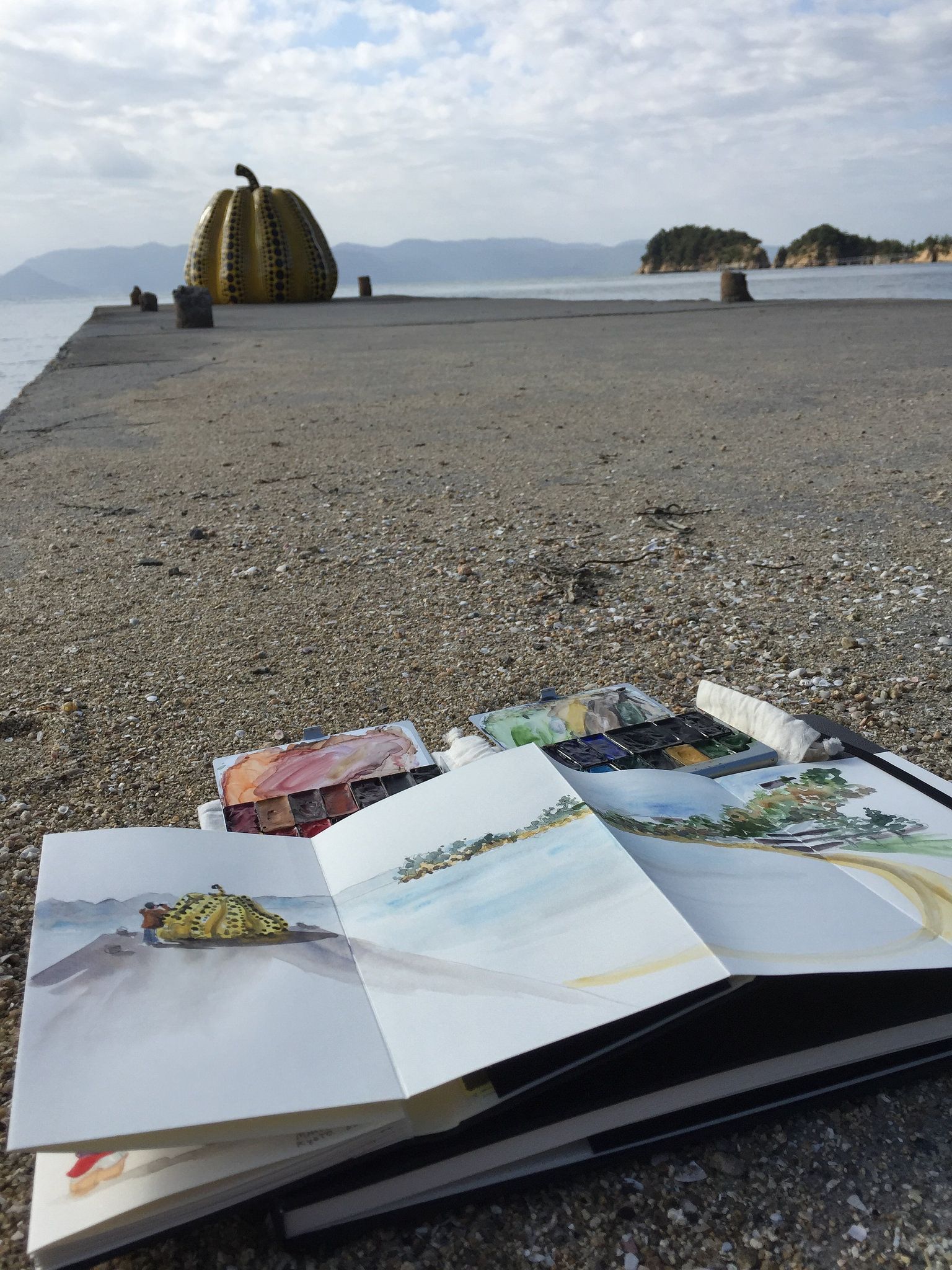 Sketching Naoshima