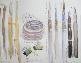 my travel art supplies 1