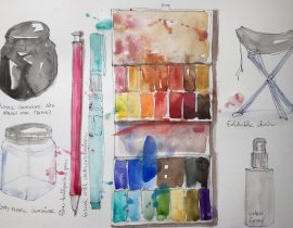 My travel art supplies 2