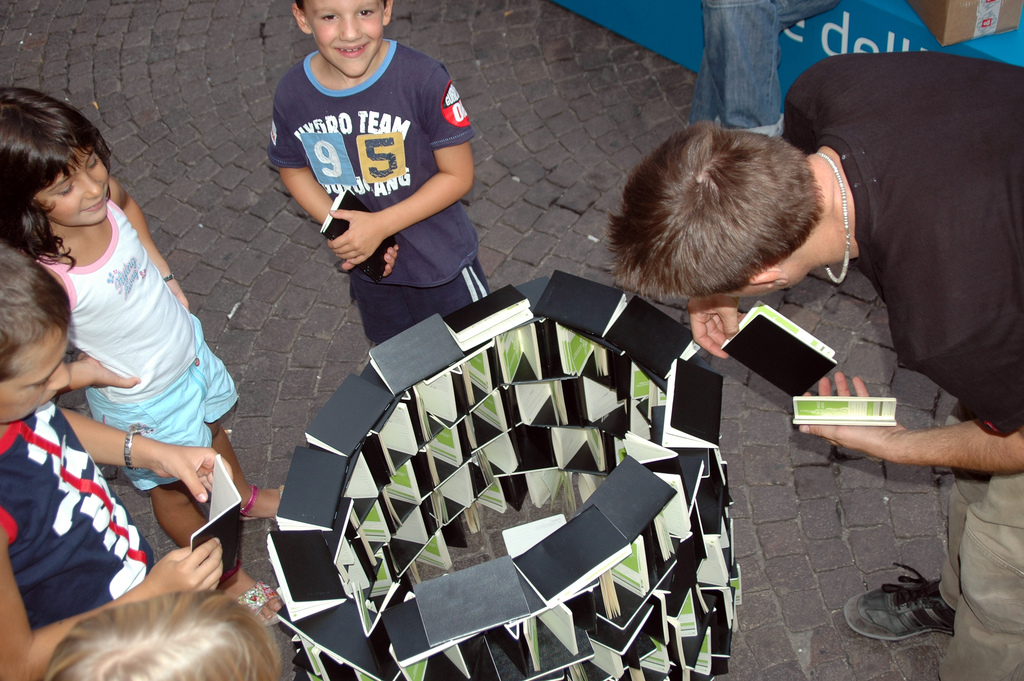 Moleskine tower @ Festivaletteratura Mantova