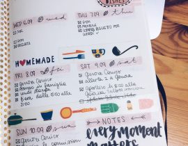 1st week September BuJo