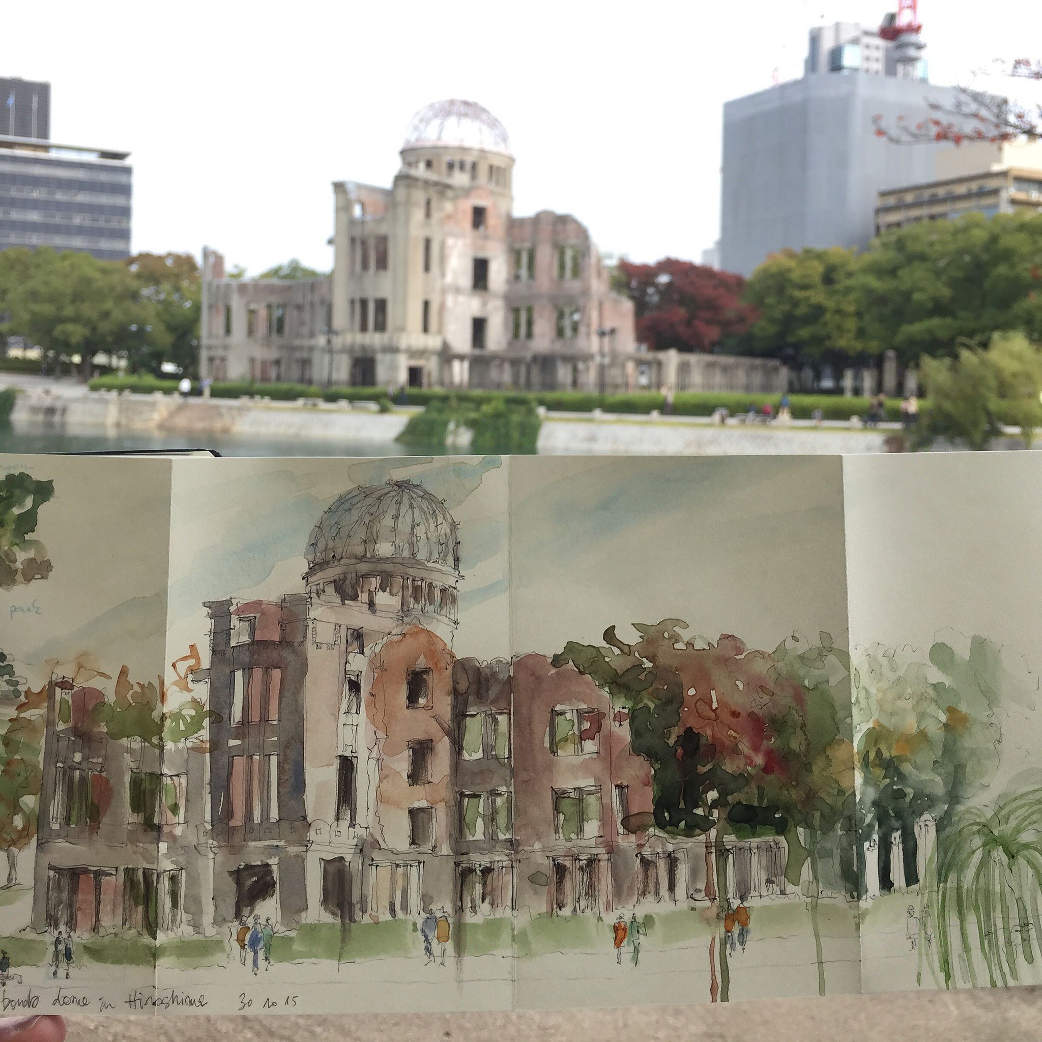 Hiroshima in japanese Moleskine