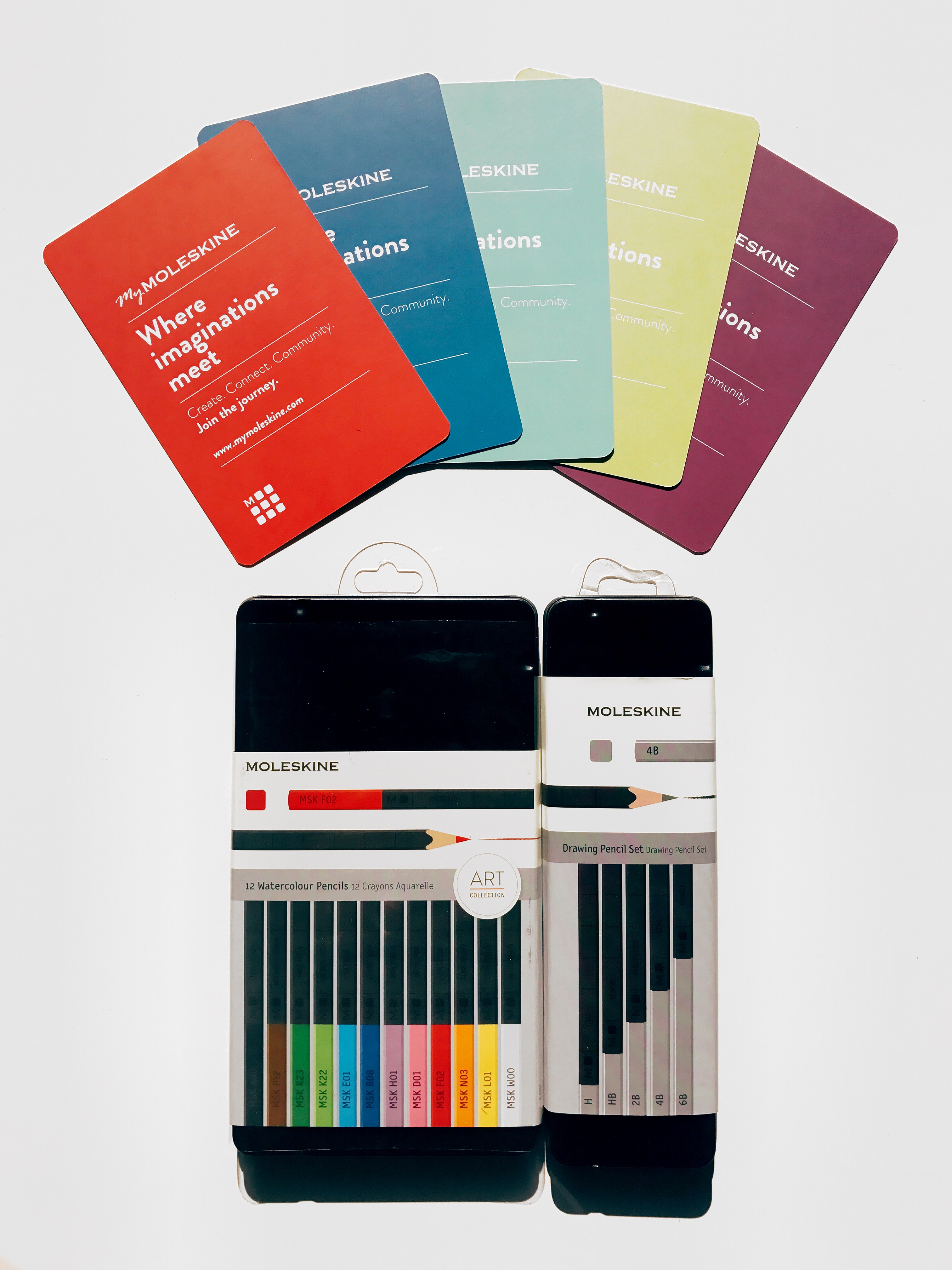 The new Sets of Moleskine Pencils